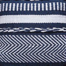 Load image into Gallery viewer, Yarnley Navy/White Pillow