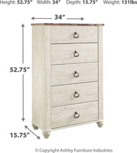 Load image into Gallery viewer, Willowton - Bedroom Set