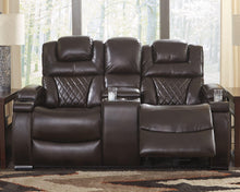 Load image into Gallery viewer, Warnerton - Pwr Rec Loveseat/con/adj Hdrst