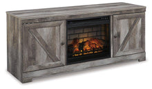 Load image into Gallery viewer, Wynnlow 63" TV Stand with Electric Fireplace