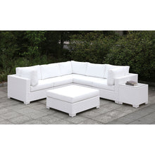 Load image into Gallery viewer, Somani Light Gray Wicker/Ivory Cushion Daybed