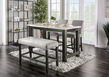 Load image into Gallery viewer, BRULE 4 Pc. Counter Ht. Dining Table Set W/ Bench