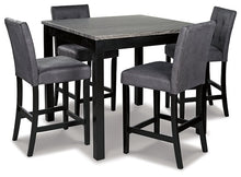 Load image into Gallery viewer, Garvine Counter Height Dining Table and Bar Stools (Set of 5)