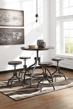 Load image into Gallery viewer, Odium Counter Height Dining Table and Bar Stools (Set of 5)