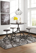 Load image into Gallery viewer, Odium Counter Height Dining Table and Bar Stools (Set of 5)