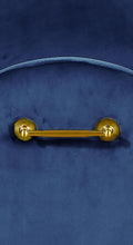 Load image into Gallery viewer, Owen Navy Velvet Bench