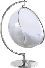 Load image into Gallery viewer, Luna White Durable Fabric Acrylic Swing Chair