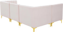 Load image into Gallery viewer, Alina Pink Velvet Modular Sectional