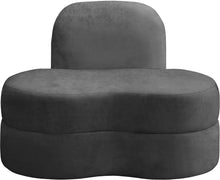 Load image into Gallery viewer, Mitzy Grey Velvet Chair