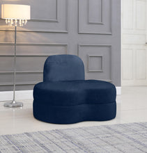 Load image into Gallery viewer, Mitzy Navy Velvet Chair