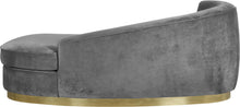 Load image into Gallery viewer, Julian Grey Velvet Chaise