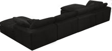 Load image into Gallery viewer, Cozy Black Velvet Cloud Modular Sectional