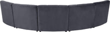 Load image into Gallery viewer, Limitless Grey Velvet 5pc. Modular Sectional