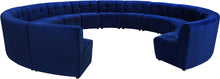 Load image into Gallery viewer, Limitless Navy Velvet 14pc. Modular Sectional