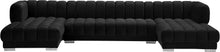 Load image into Gallery viewer, Gwen Black Velvet 3pc. Sectional (3 Boxes)