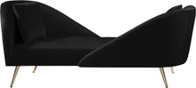 Load image into Gallery viewer, Nolan Black Velvet Chaise