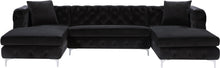 Load image into Gallery viewer, Gail Black Velvet 3pc. Sectional