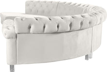 Load image into Gallery viewer, Anabella Cream Velvet 4pc. Sectional