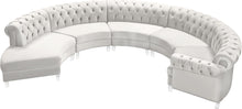 Load image into Gallery viewer, Anabella Cream Velvet 5pc. Sectional