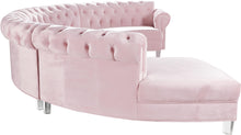 Load image into Gallery viewer, Anabella Pink Velvet 4pc. Sectional
