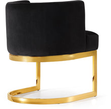 Load image into Gallery viewer, Gianna Black Velvet Dining Chair