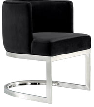 Load image into Gallery viewer, Gianna Black Velvet Dining Chair