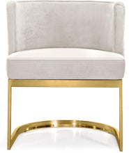 Load image into Gallery viewer, Gianna Cream Velvet Dining Chair
