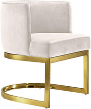 Load image into Gallery viewer, Gianna Cream Velvet Dining Chair