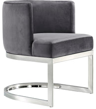 Load image into Gallery viewer, Gianna Grey Velvet Dining Chair