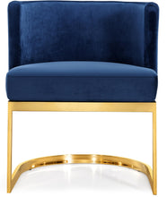 Load image into Gallery viewer, Gianna Navy Velvet Dining Chair