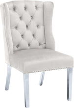 Load image into Gallery viewer, Suri Cream Velvet Dining Chair