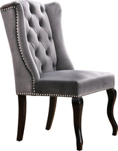 Load image into Gallery viewer, Suri Grey Velvet Dining Chair