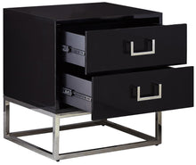 Load image into Gallery viewer, Nova Black Side Table