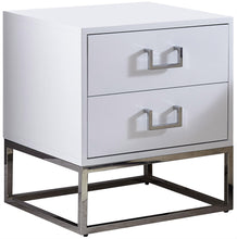 Load image into Gallery viewer, Nova White Side Table