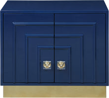 Load image into Gallery viewer, Cosmopolitan Navy Lacquer Side Table