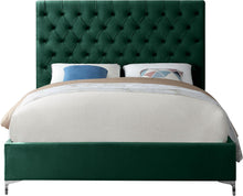 Load image into Gallery viewer, Cruz Green Velvet Full Bed