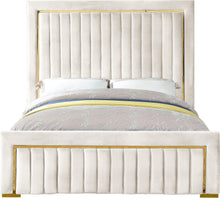 Load image into Gallery viewer, Dolce Cream Velvet King Bed (3 Boxes)
