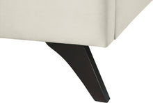 Load image into Gallery viewer, Elly Cream Velvet Queen Bed