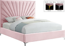 Load image into Gallery viewer, Eclipse Pink Velvet King Bed