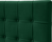 Load image into Gallery viewer, Elly Green Velvet Queen Bed