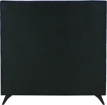 Load image into Gallery viewer, Elly Navy Velvet King Bed