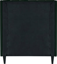 Load image into Gallery viewer, Eva Green Velvet Twin Bed