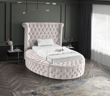 Load image into Gallery viewer, Luxus Cream Velvet Twin Bed (3 Boxes)