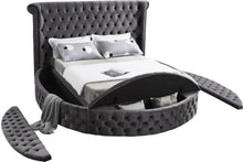 Load image into Gallery viewer, Luxus Grey Velvet Full Bed (3 Boxes)
