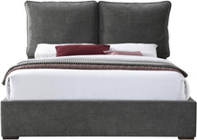 Load image into Gallery viewer, Misha Pepper Black Polyester Fabric King Bed (3 Boxes)