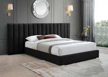 Load image into Gallery viewer, Pablo Black Velvet King Bed