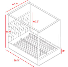 Load image into Gallery viewer, Porter Green Velvet Queen Bed