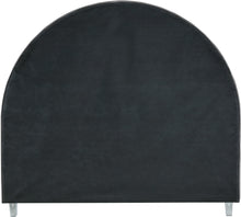 Load image into Gallery viewer, Rainbow Grey Velvet Queen Bed