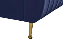 Load image into Gallery viewer, Zara Navy Velvet Full Bed (3 Boxes)