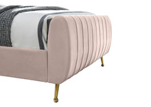 Load image into Gallery viewer, Zara Pink Velvet Queen Bed (3 Boxes)